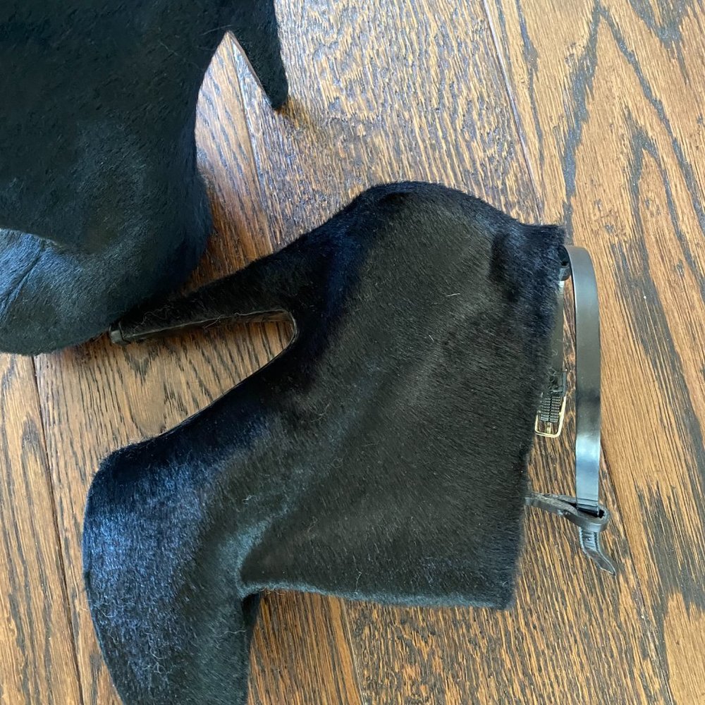 Givenchy Calf Hair Ankle Boots Booties Size 37 - Picture 4 of 12